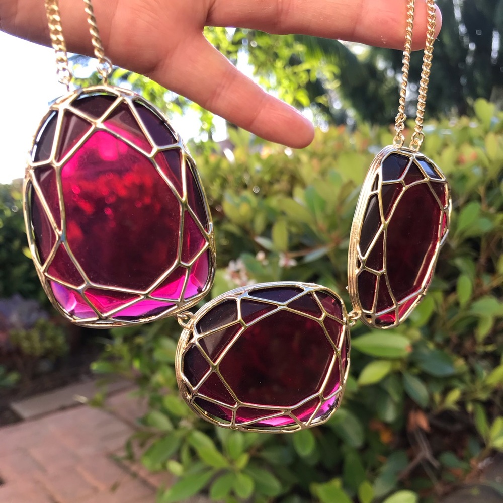 RARE KS Berry red Marcella necklace